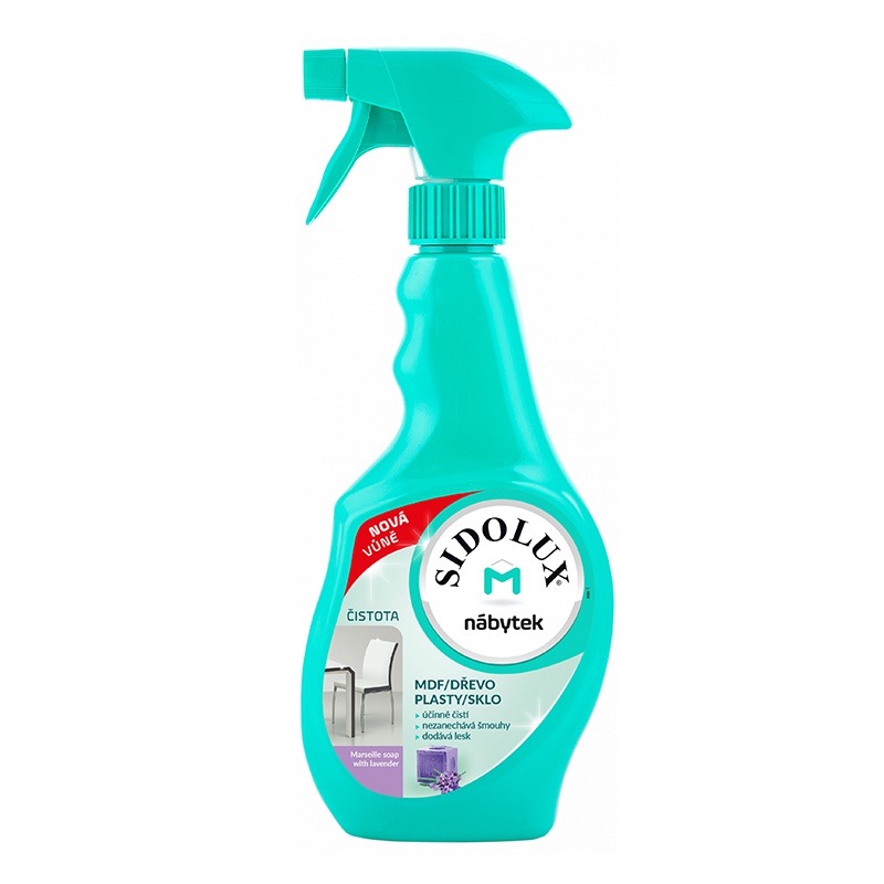 Čistící sprej na nábytek Sidolux M, marseillské mýdlo, 400 ml