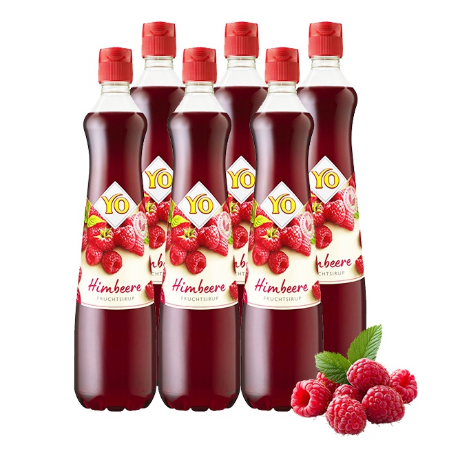 Sirup YO, mix příchutí, 6 x 700 ml