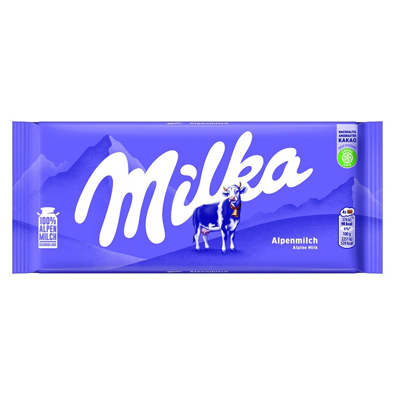 Čokoláda Milka mléčná, 100 g