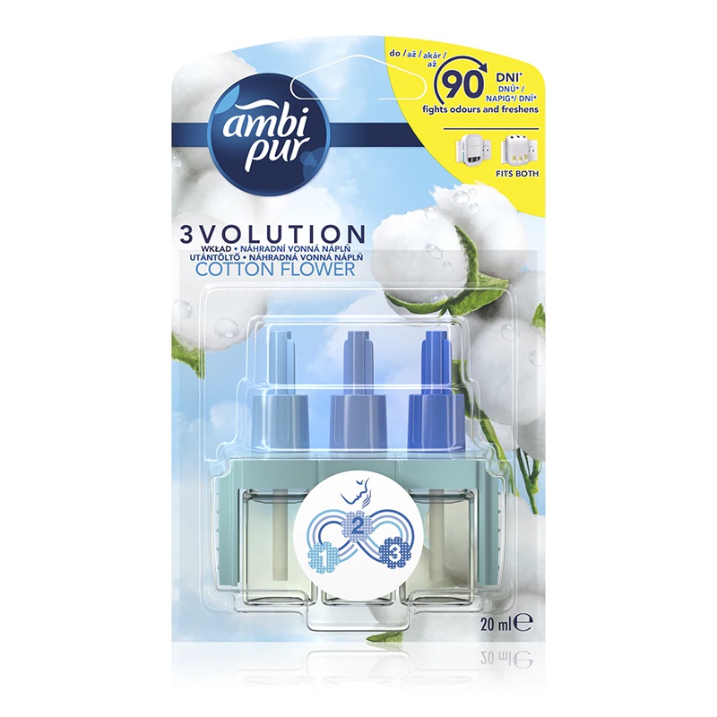 Ambipur 3VOL strojek Cotton 20 ml