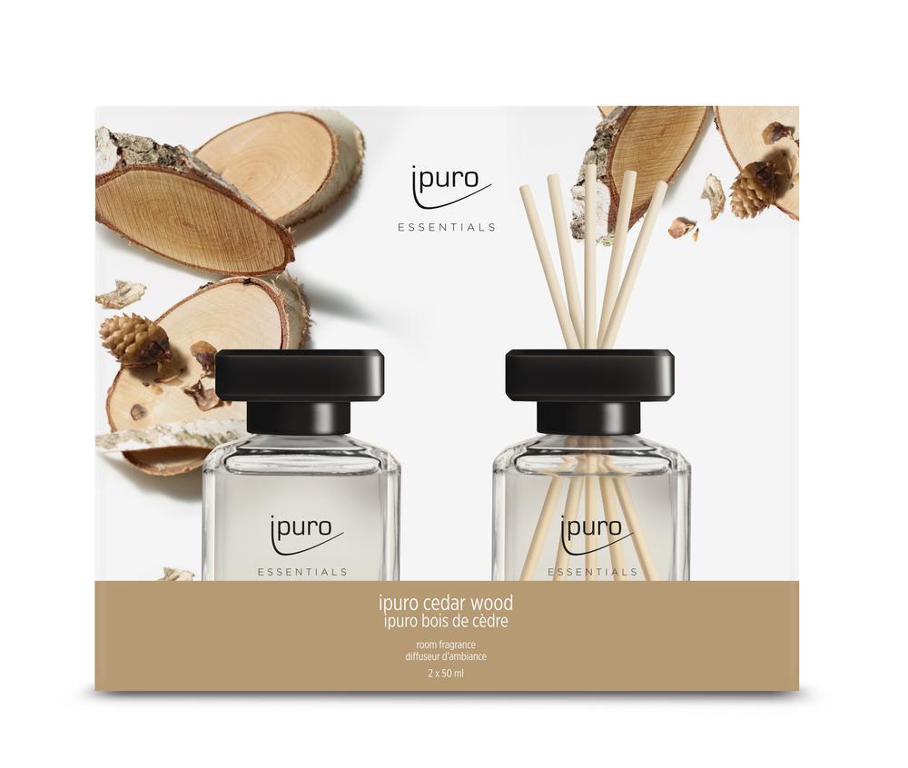 Difuzéry s vůní Cedar Wood, 2x50 ml