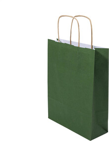 Pap�rov� d�rkov� ta�ka, mal� Papbag S, zelen�