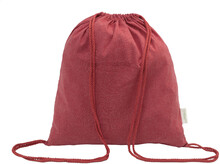 Vak se stahovac� ���rkou z recyklovan� bavlny Dropex, �erven�