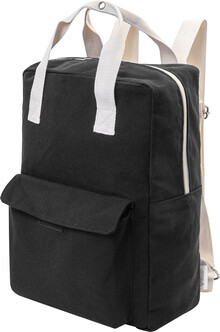 Batoh z recyklovan�ho pl�tna Rekan Back, �ern�
