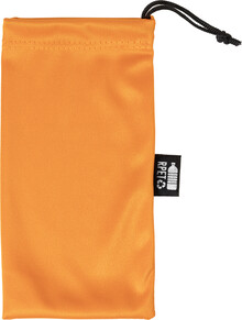 RPET pouzdro na slune�n� br�le Pousun, oran�ov�