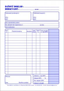 Dodac� list NCR A5, 100 list�