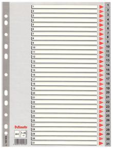 Rozaova Esselte A4, 1 - 31 , 31 list