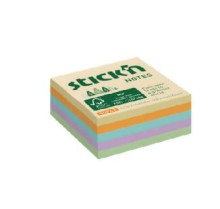 Samolepic bloek kostka Stick'n by Hopax FSC, 51 x 51 mm, lun mix, 240 lstk