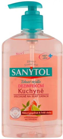 Tekut mdlo Sanytol, dezinfekn, citrus, 250 ml