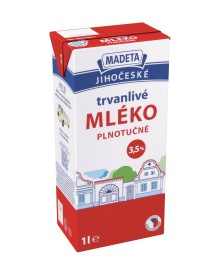 Mlko Madeta Jihoesk plnotun, trvanliv, 12x 1 l