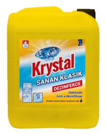 �ist�c� prost�edek dezinfek�n� Krystal Sanan Klasik, bez v�n�, 5,5 kg