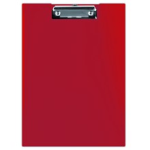 Psac� podlo�ka A4, uzav�rateln�, s klipem, s poutkem na pero, �erven�