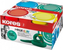 MAGIK CLAY, lehk� modelovac� hmota, mix 4 barev po 40g