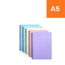 Pozn�mkov� blok krou�kov� PASTELINI, A5, linkovan�, zelen�, 60 list�